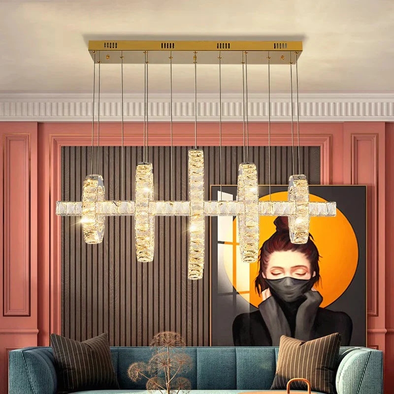 Axyaa Modern LED Pendant Chandeliers for Home Decor and Indoor Living §