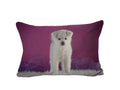 Axyaa Dog & Cat Pattern Linen Cushion Cover for Living Room Decor