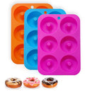 Axyaa Silicone Donut Mold: Non-Stick DIY Baking Pastry Tools for Cakes, Cookies & Chocolates