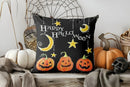 Axyaa Halloween Pumpkins & Witches Pillow Cover for Sofa, Bedroom, Car