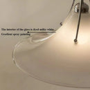 Axyaa Magnolia Glass Pendant Light - Modern LED Bedroom Dining Lamp