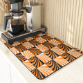 Axyaa Stripe Pattern Kitchen Drying Mat - Coasters, Placemat