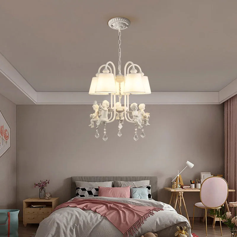 Axya Cute Angel Pendant Chandelier for Bedroom and Kitchen Lighting