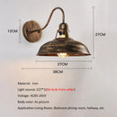 Axyaa Industrial Iron Wall Lamp for Home Decor, Restaurant, Cafe - Retro Loft Style