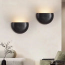 Axyaa Black Travertine LED Wall Lamps - Vintage Indoor Lighting Fixture