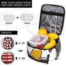 Axyaa Insulated Gudetama Cartoon Eggs Lunch Bag, Portable Thermal Cooler Box for Picnic