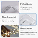 Axyaa RGB LED Ceiling Light: Colorful Dimming for Dining Room & Bedroom