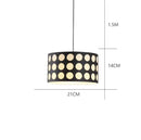 Axyaa Modern Wrought Iron Hanging Chandeliers for Home Decoration