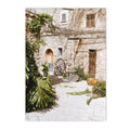 Tuscany Bellagio Town Canvas Painting by Axyaa - Mediterranean Rural Nordic Wall Art
