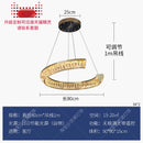Axyaa Crystal Restaurant Light 2025 - Modern LED Bedroom Living Room Lighting