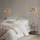 Axyaa LED Wall Lamp Modern Wabi Sabi Cylinder Bulgari Stone Mirror Light