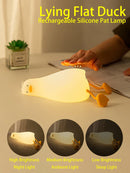 Axyaa Duck Rechargeable LED Night Light - Cute Children Nightlight for Home Decor