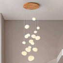 Axyaa Modern LED Staircase Chandeliers for Living Room Lighting