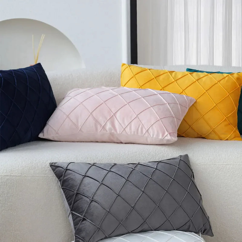 Axyaa Pink Nordic Style Sofa Cushion Cover Home Decor Pillowcase