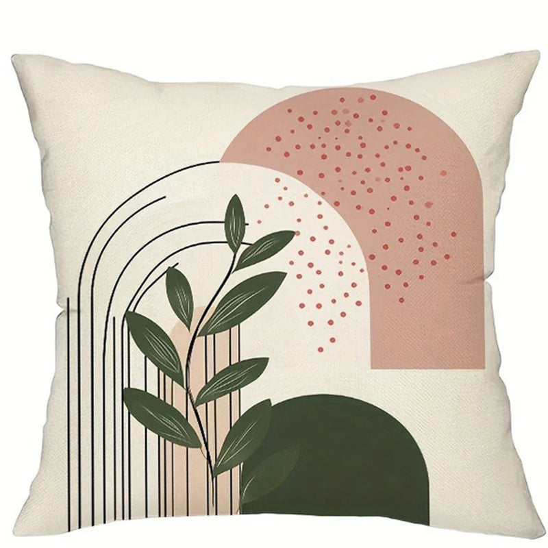 Axyaa Bohemian Abstract Minimalist Pillowcase without Pillow Core