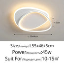 Axyaa Nordic LED Ceiling Light with Remote Control - Modern Home Decor Bedroom Lamp