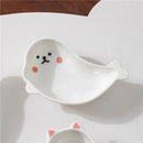 Axyaa Animal Ceramic Dish Set for Home Kitchen Seasoning - Japanese Style Mini Plate