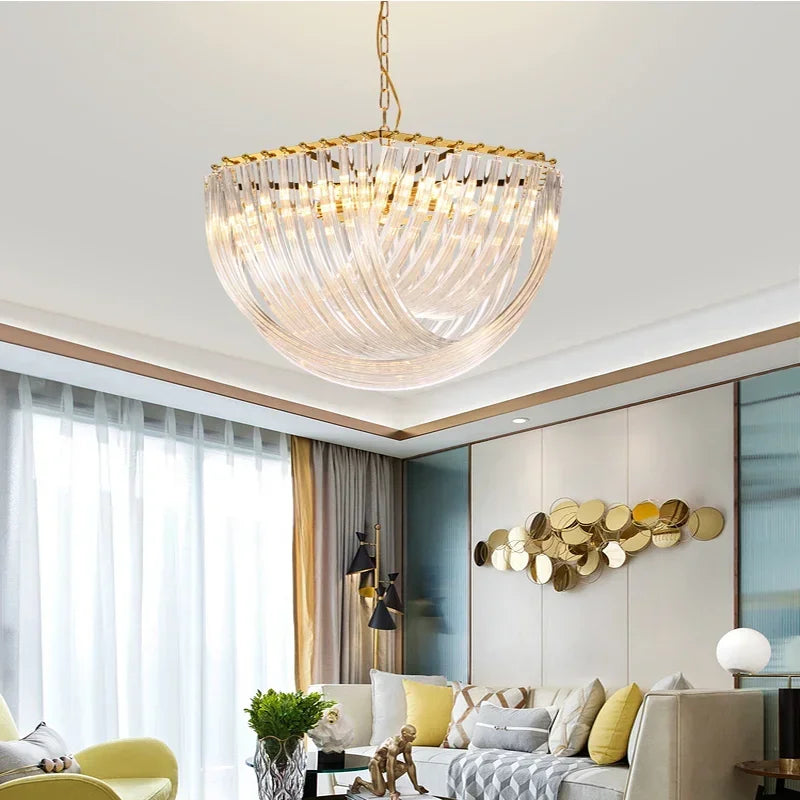 Axyaa European Chandelier Loft Pendant Light for Elegant Home Decor