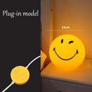 Axyaa Smiling Sphere Lamp: Dimmable USB Rechargeable Night Light