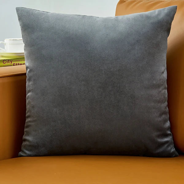 Axyaa Soft Velvet Pillowcase: Modern Simple Throw Pillow Cover for Cozy Living Room Decor