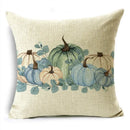 Big Blue Pumpkin Bike White Pillowcase Set for Home Decor - Axyaa