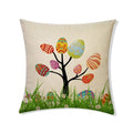 Easter Rabbit Eggs Design Linen Pillowcase - Axyaa Brings Spring Joy