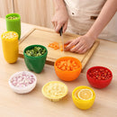 Axyaa Vegetable Fruit Shape Storage Box with Transparent Lid