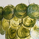 Axyaa Green Crystal LED Chandelier for Home Decor and Lighting in Living Room, Bedroom, Dining Room
