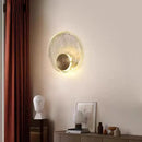 Axyaa Crystal Wall Lamp: Luxury Bedroom Bedside Acrylic Wall Light, Simple Living Room Decor