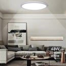 Axyaa 20-Inch Smart LED Ceiling Light: App Remote Control, Dimmable, Ultra-thin - for Living Room, Bedroom