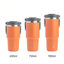 Axyaa Stainless Steel Thermal Coffee Cup Double Insulation Large Capacity Water Bottle