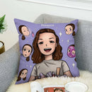 Axyaa Luxury 45x45 Pillow Cover for Bed, Sofa & Car - Decorative Cushion Cover