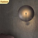 Axyaa Mini Metal Plate Wall Light for Nordic Living Room Decor