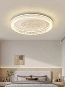 Axyaa 2025 Ceiling Light - Round Ice Crack Pattern, Modern Style, Premium Texture, Home Ideal