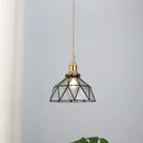 Axyaa Nordic Tiffany Glass Chandelier LED Ceiling Pendant Light