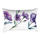 Axyaa Plant Art Polyester Rectangle Cushion Cover - Elegant Home Decor for Living Room Sofa