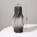 Axyaa Nordic Frost Glass Vase Modern Home Decor Stand for Flowers