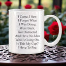 Axyaa Senior Citizens Ceramic Coffee Tea Mug 11 oz White Best Gift for Elderly