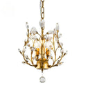 Axyaa Retro Crystal Candle Chandelier for Elegant Home Lighting