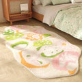 Axyaa Plush Bedroom Carpet: Soft, Thick, Washable, Anti-slip Floor Mat in Fluffy Design