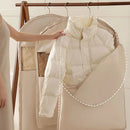 Axyaa Hanging Garment Bag: Transparent Zippered Space-Saving Clothes Storage