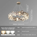Axyaa Crystal Pendant Light for Modern Minimalist Luxury Living Room