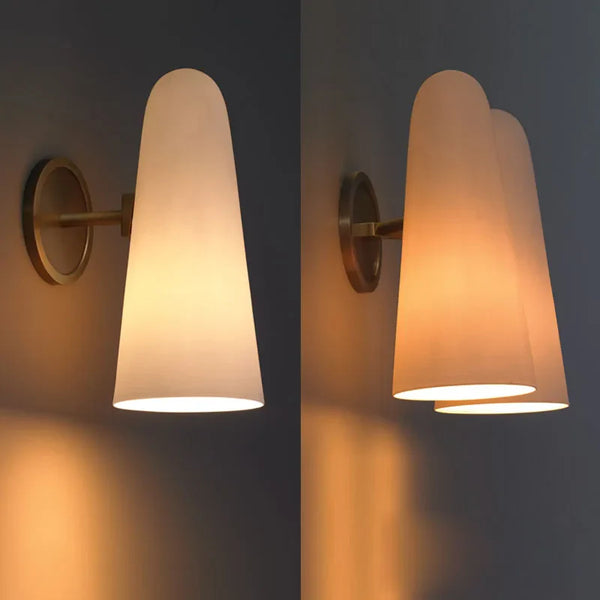 Axyaa Luxury Copper Wall Lamp for Bedroom, Living Room, and Bathroom