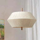 Axyaa Hemp Rope Rattan LED Pendant Light - Wood Chandelier for Home, Hotel & Bar