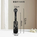 Axyaa Leopard Print Glass Flower Vase - Home Decor Accessory