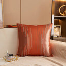 Axyaa Geometric Jacquard Square Cushion Cover 45x45 Polyester Throw Pillowcase