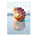 Axyaa Seagull Beach Boat Canvas Art Print for Living Room Decor
