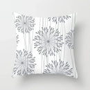 Axyaa Geometric Rose Dandelion Pattern Decorative Pillow Cover