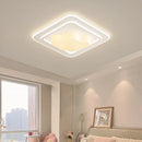 Axyaa Minimalist Modern White Ceiling Light for Living Room Bedroom Indoor Lighting