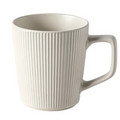 Axyaa Striped Ceramic Coffee Cup Vintage Style Mug with Handle, High Capacity